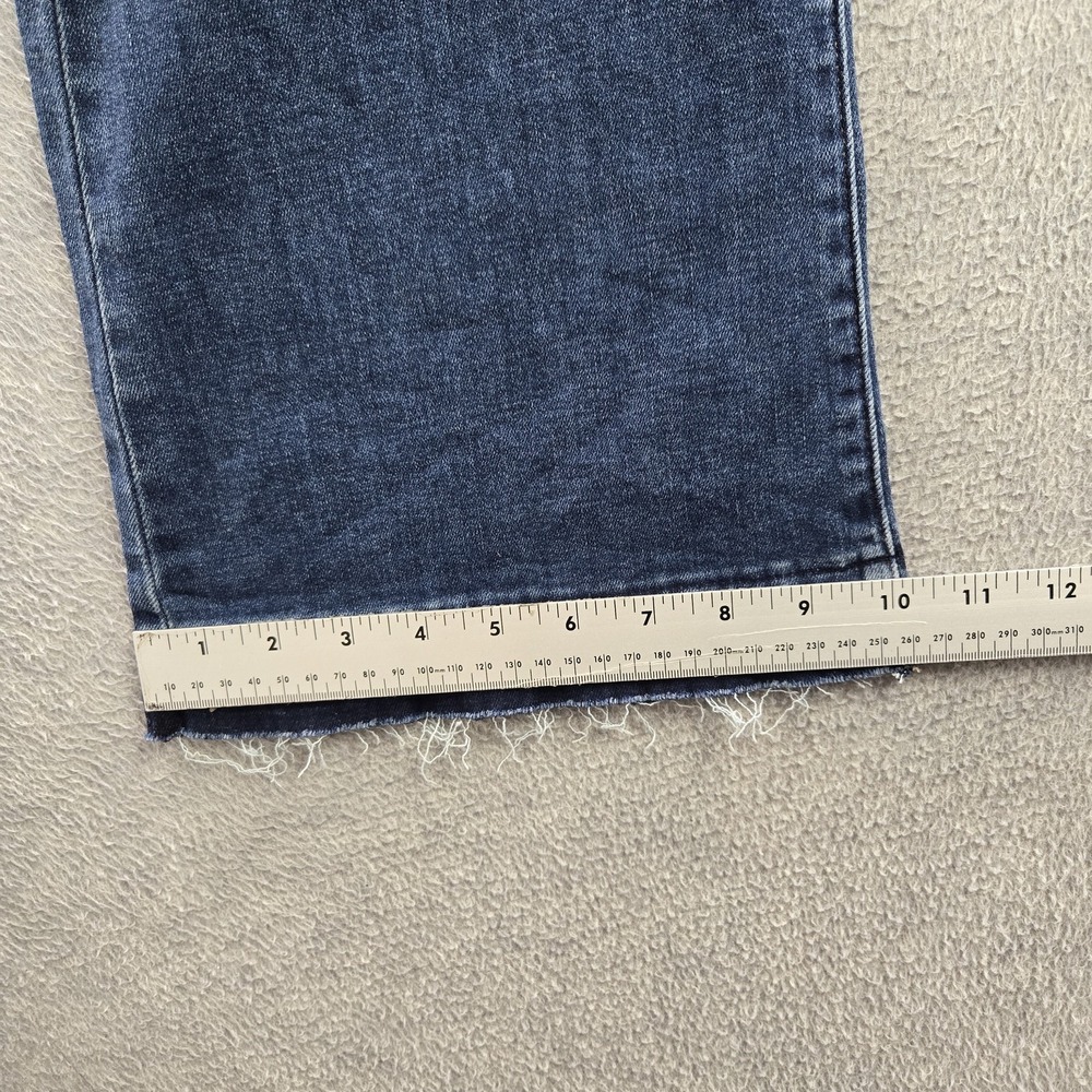 Lucky Brand Women Jeans 10/30A Blue Denim Bootcut 29.5" Inseam Raw Hem - Picture 9 of 12